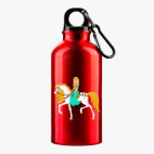 Металлическая бутылка 400 мл UV-DTF