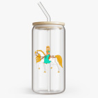 Банка с бамбуковой крышкой