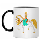 Кружка двухцветная