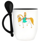 Кружка с ложкой