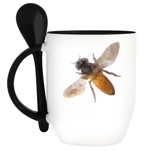Кружка с ложкой Пчела / Bee