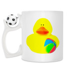 Кружка с футбольным мячиком