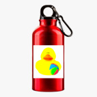 Металлическая бутылка 400 мл UV-DTF