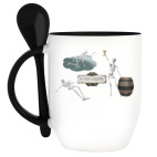 Кружка с ложкой