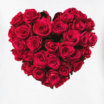 Сердце из роз