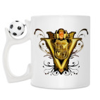 Кружка с футбольным мячиком
