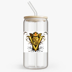 Банка с бамбуковой крышкой