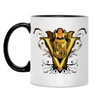 Кружка двухцветная