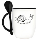 Кружка с ложкой