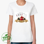 Женская футболка органик