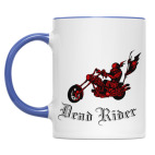 Двухцветная кружка Dead Rider