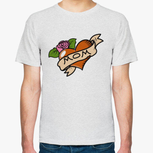 Футболка с принтом мама