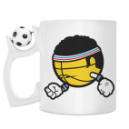 Кружка с футбольным мячиком