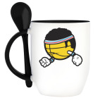 Кружка с ложкой