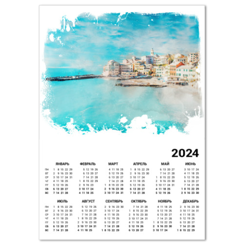 Календарь Средиземноморский пейзаж