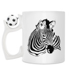 Кружка с футбольным мячиком