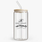 Банка с бамбуковой крышкой