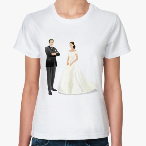 Классическая футболка Свадьба