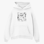 Толстовка худи оверсайз