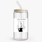 Банка с бамбуковой крышкой