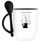 Кружка с ложкой