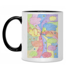 Кружка двухцветная