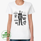 Женская футболка органик