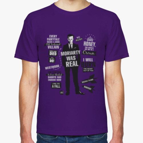 Футболка с принтом Jim Moriarty