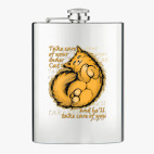 Фляжка стальная