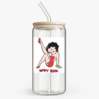 Банка с бамбуковой крышкой