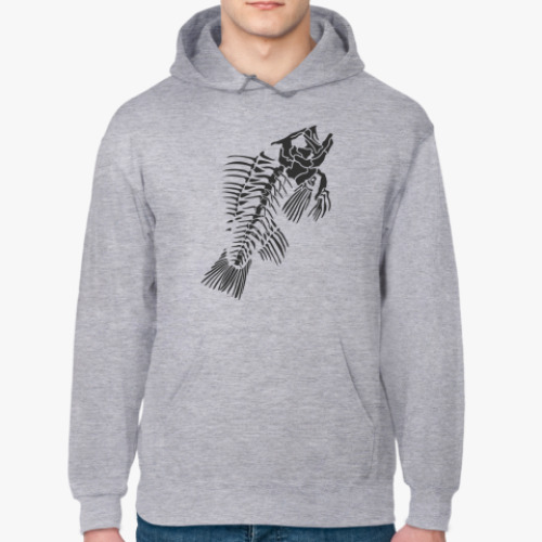 Толстовка худи Скелет рыбы