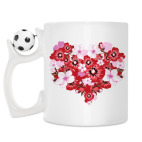 Кружка с футбольным мячиком