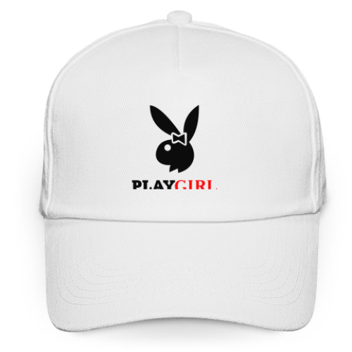 Кепка бейсболка с принтом Play girl