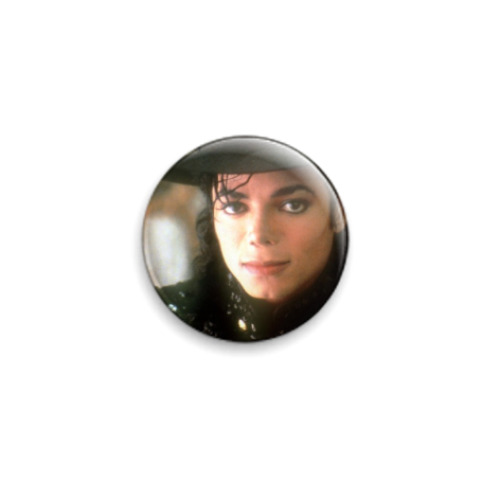 Значок 25мм с принтом Майкл Джексон