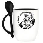 Кружка с ложкой