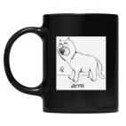 Кружка цветная UV-DTF