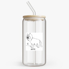 Банка с бамбуковой крышкой