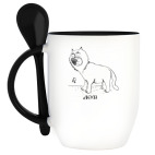 Кружка с ложкой