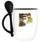 Кружка с ложкой