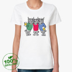 Женская футболка органик