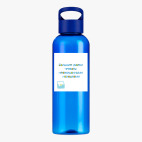 Прозрачная спортивная бутылка