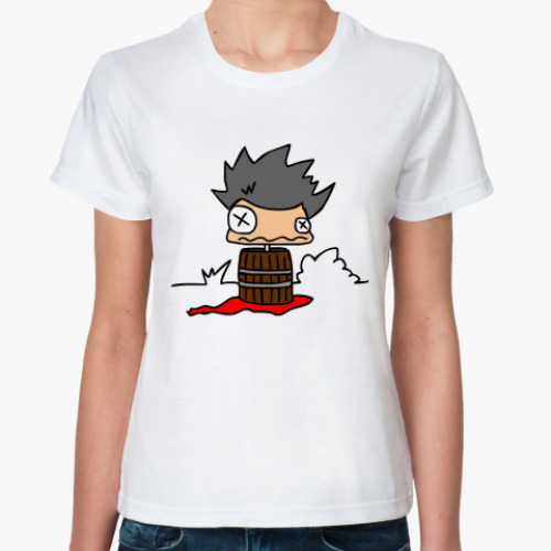 Классическая футболка с принтом Персонаж