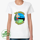 Женская футболка органик