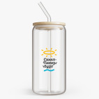 Банка с бамбуковой крышкой