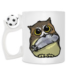 Кружка с футбольным мячиком