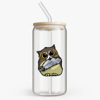 Банка с бамбуковой крышкой