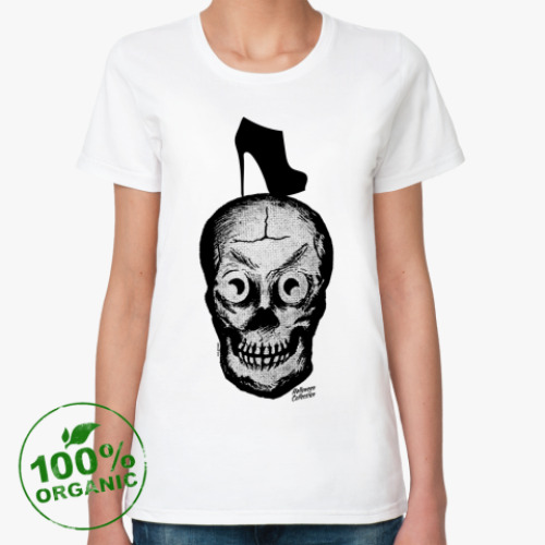 Женская футболка из органик-хлопка с принтом HALLOWEEN