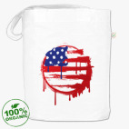 American Flag Graffiti