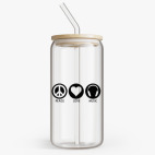 Банка с бамбуковой крышкой