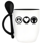 Кружка с ложкой